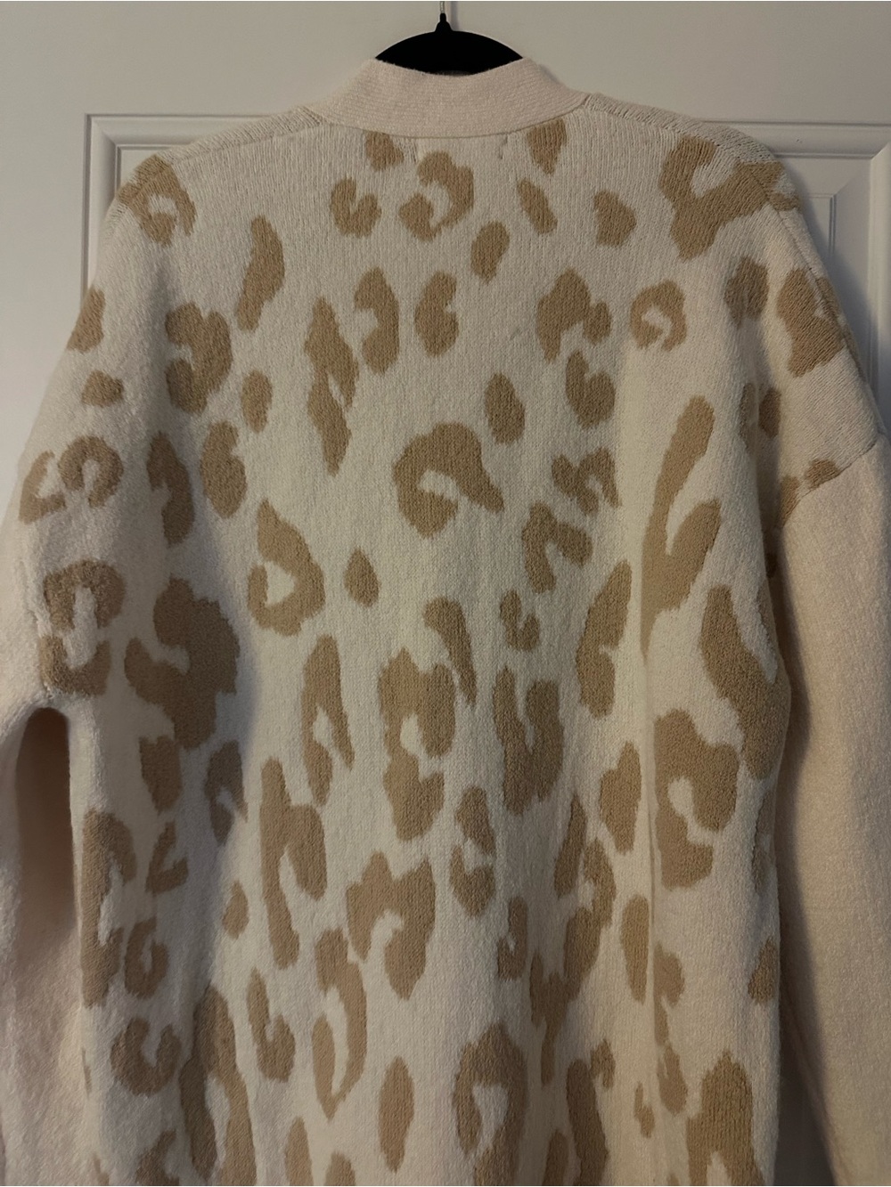Treasure & Bond Nordstrom Women’s Animal Print V-neck long cardigan XL - Picture 7 of 9